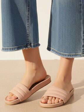 Ccocci Brand Dottie Padded Strap Sandals in Mauve NEW